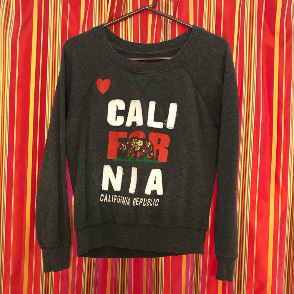 California long sleeve sweater